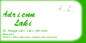 adrienn laki business card